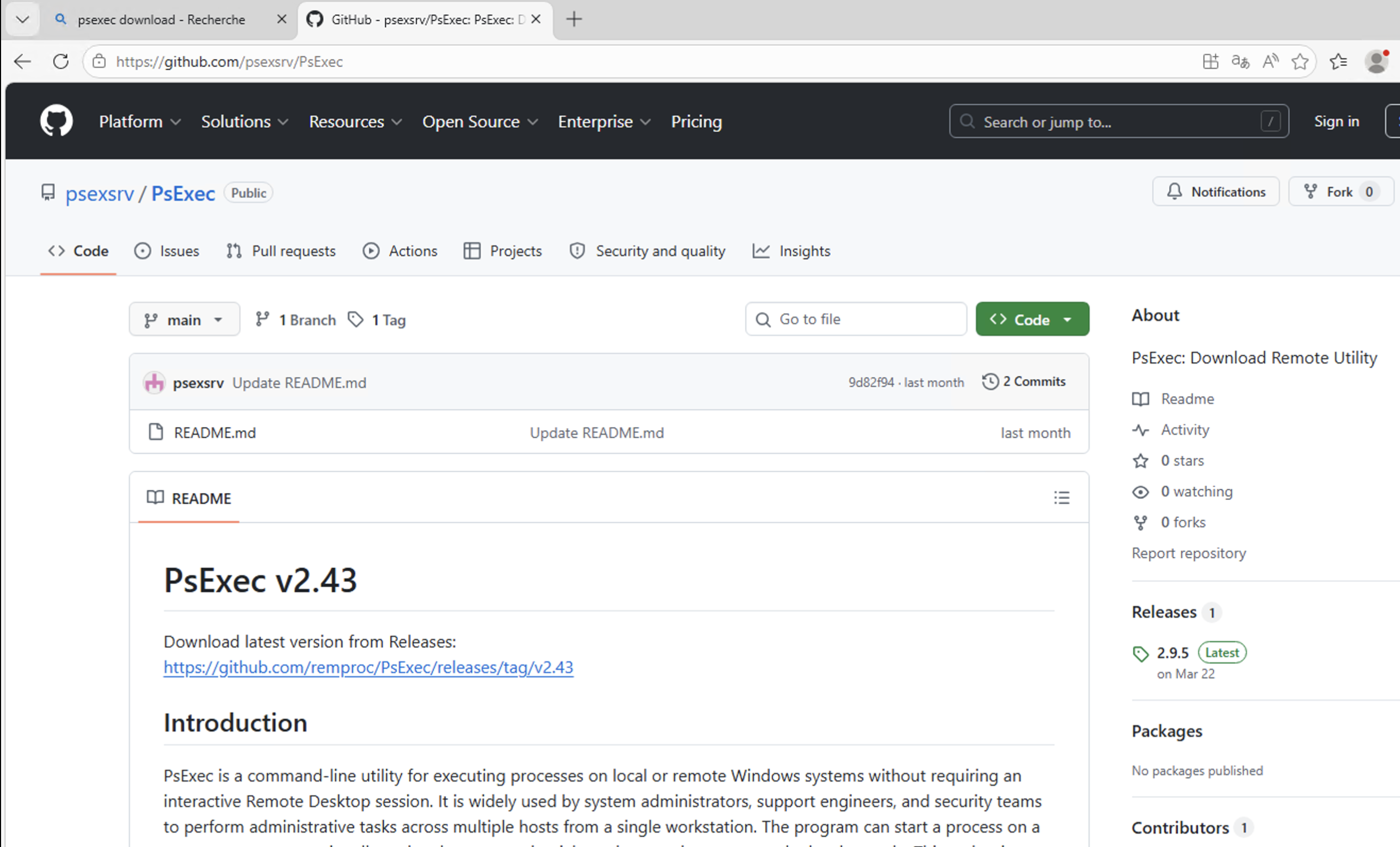 First repo README with redirect link to a different GitHub account
